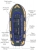 Продам  надувную универсальную пятиместную лодку Seahawk-500 Set